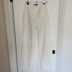 Nasty Gal White Tailored Trousers